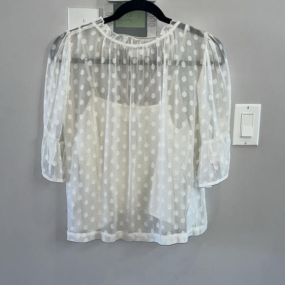 VELVET BY GRAHAM & SPENCER Imani Blouse in White - Picture 6 of 7